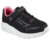 Skechers Uno Lite, Scarpe da Ginnastica Bambina, Black Synthetic/Rose Gold Trim, 22 EU