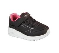 Skechers Uno Lite Sneaker in Nero/Rosa Oro, Taglia 24