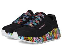 Skechers Uno Lite Subtle Love, Scarpe da Ginnastica Bambine e Ragazze, Nero, 6 UK Child