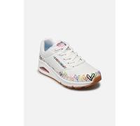 Skechers - Uno - Love All Aroun Goldcrown Bianco - Sneakers 35 Bianco