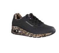 Skechers Uno Loving Love, Scarpe da Ginnastica Donna, Nero, 42 EU