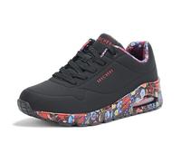 Skechers Sneaker da donna Uno-Majestic Garden, nero/multicolore, 39 EU