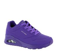 Skechers Uno- Night Shades Sneaker Cooled Memory Foam, Skech-Air Midsole, Durabuck Upper, Donna, Purple, 39 EU Larga