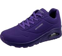 Skechers Uno- Night Shades Sneaker Cooled Memory Foam, Skech-Air Midsole, Durabuck Upper, Donna, Purple, 38.5 EU Larga