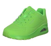 Skechers Uno- Night Shades Sneaker Cooled Memory Foam, Skech-Air Midsole, Durabuck Upper, Donna, Verde, 39 EU