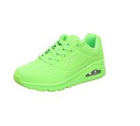 Skechers Uno- Night Shades Sneaker Cooled Memory Foam, Skech-Air Midsole, Durabuck Upper, Scarpe da Ginnastica Donna, Lime, 38 EU