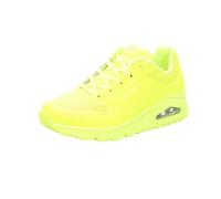 Skechers Uno - Night Shades, Sneaker Donna, Yellow Neon Yellow Durabuck Nyel, 37.5 EU