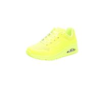 Skechers Uno - Night Shades, Sneaker Donna, Yellow Neon Yellow Durabuck Nyel, 40 EU
