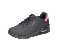Skechers Uno Pop Back, Scarpe da Ginnastica Donna, Nero, 37.5 EU