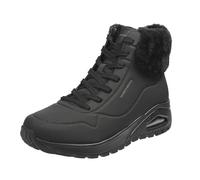 Skechers Uno Rugged Fall Air - Stivaletti Con Pelo Nero - Donna Scarpe Con Pelo
