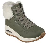 Skechers Uno Rugged, Sneaker Donna, Oliva, 35.5 EU