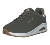 Skechers Uno-Shimmer Away 155196-OLV, Womens Sneakers, Green, 41 EU