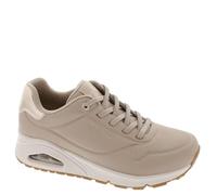 Skechers Uno Shimmer Away, Scarpe da Ginnastica Donna, Natural, 39.5 EU