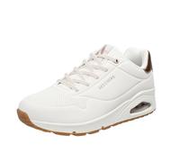 Scarpe Skechers Uno Shimmer Away bianco oro donna - 36
