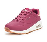 Skechers Uno- Shimmer Away Wedge Slip-on Fashion Sneakers, Scarpe da Ginnastica Donna, Borgogna, 37.5 EU Larga