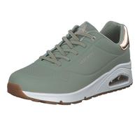 Skechers Uno-Shimmer - Scarpe da Ginnastica da Donna con Zeppa, Salvia, 40 EU