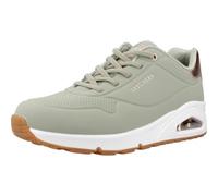 Skechers Uno-Shimmer - Scarpe da Ginnastica da Donna con Zeppa, Salvia, 40 EU
