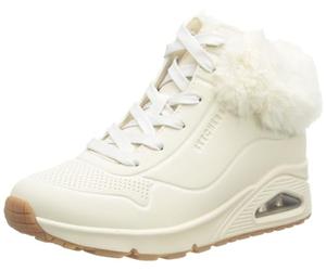 Skechers Uno, Sneaker Bambine e ragazze, Natural Synthetic Trim, 36 EU