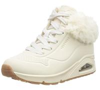 Skechers Uno, Sneaker Donna, Natural Synthetic Trim, 47 EU