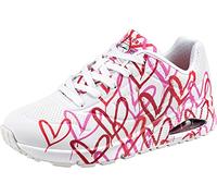 Skechers Uno-Spread The Love 155507-WRPK, Womens Sneakers, White, 35 EU