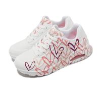 Skechers UNO-Spread The Love - Sneaker da donna, colore bianco, taglia 38