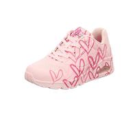 Skechers Uno Spread The Love, Sneaker Donna, Pink Heart Print, 37 EU