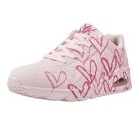 Skechers Uno Spread The Love, Sneaker Donna, Pink Heart Print, 37 EU