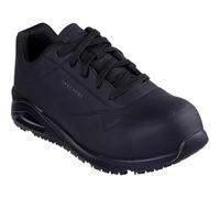 Skechers Uno SR Doltin, Anfibi da Lavoro Uomo, Nero, 44.5 EU