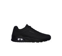 Skechers per uomo. 52458 Scarpe Uno - Stand On Air nere (44), Nero, Basso, 1 a 3 cm, Stringhe, Casual, Sportivo