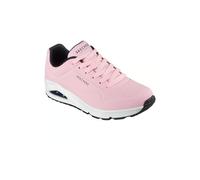 Skechers Uomo UNO - Stand On Air Sneaker in Rosa/Bianco, Taglia 45