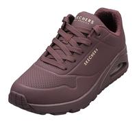 Skechers Uno Stand On Air Scarpe da Ginnastica da Donna, Burgundy Duraleather/Mesh, 40 EU