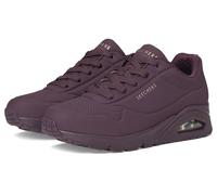 Skechers Uno Stand On Air, Scarpe da Ginnastica Donna, Burgundy Duraleather/Mesh, 40 EU