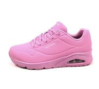 Skechers Uno Stand On Air, Scarpe da ginnastica Donna, Pink Durabuck Mesh, 39 EU