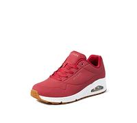 Skechers Uno Stand On Air, Scarpe da Ginnastica Donna, Red White, 36.5 EU