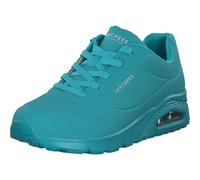 Skechers Uno Stand On Air, Scarpe da ginnastica Donna, Turquoise Durabuck Mesh, 37.5 EU