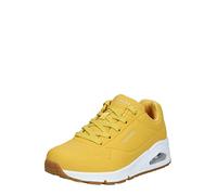Skechers Uno Stand On Air, Scarpe da ginnastica Donna, Yellow Durabuck White Midsole, 36 EU