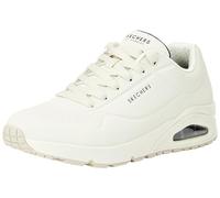Skechers Uno Stand On Air, Sneaker Uomo, Off White Durabuck Mesh, 42.5 EU