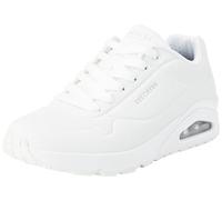 Skechers Uno Stand On Air, Sneaker Uomo, White Durabuck Mesh, 47.5 EU