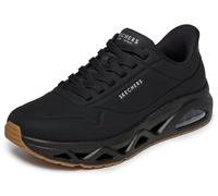 Skechers Uno Step Glide ON Air Sneaker, Black Durabuck, 42 UK