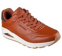 Skechers Uomo UNO - Tailored Air Sneaker in Cognac, Taglia 44