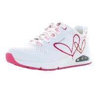 Skechers Uno Twin Hearts, Scarpe da Ginnastica Donna, Bianco, 38 EU