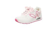 Skechers Uno Twin Hearts, Scarpe da Ginnastica Donna, Bianco, 39.5 EU