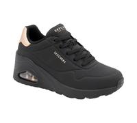 Skechers Wedge-Hi Steps, Scarpe da Ginnastica Donna, BBK, 37.5 EU