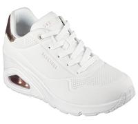 Skechers Uno Wedge-Hi Steps, Scarpe da Ginnastica Donna, Colore: Bianco, 39.5 EU Larga