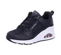 Skechers Uno Wedge, Scarpe da Ginnastica Donna, Nero, 38 EU