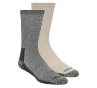 Skechers Uomo 2 Pack uomo's Crew Wool Calze in Blu Navy Blue, Taglia Largo