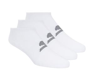 Skechers Uomo 3 Pack No Show Stretch Calze in Bianco, Taglia Largo