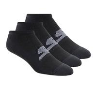Skechers Uomo 3 Pack No Show Stretch Calze in Nero, Taglia Largo