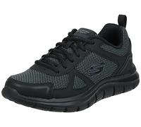 Skechers Uomo 58360-bbk, Scarpe Sportive, Rete Nera con Finiture Bianche., 45 EU