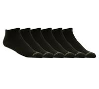 Skechers Uomo 6 Pack Non Terry Low Cut Calze in Nero, Taglia Largo